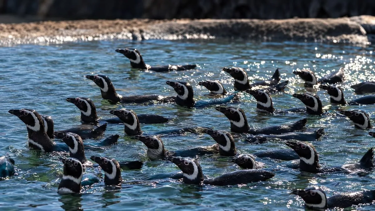 La última mudanza del Aquarium: 43 pingüinos magallánicos comienzan una nueva vida en la Patagonia