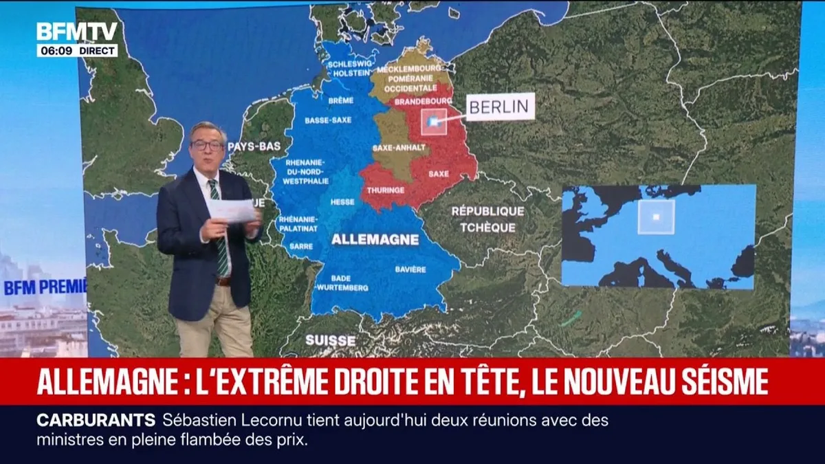 Allemagne: tout comprendre de la percée historique de l'extrême droite allemande lors des élections régionales
