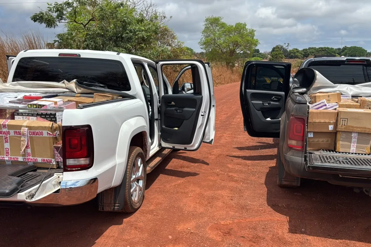 Quatro pessoas são presas com mais de 1,5 mil produtos e anabolizantes ilegais em rodovia de MT