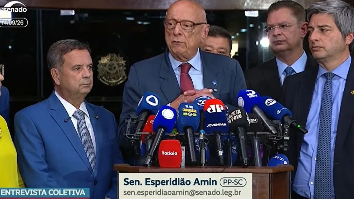 ‘Seria escandalosa a omissão’, diz Amin em discurso em Brasília um dia antes da análise do caso Alexandre de Moraes