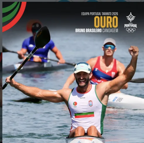 Portugal brilha na canoagem com duas medalhas de ouro nos Jogos do Mediterrâneo