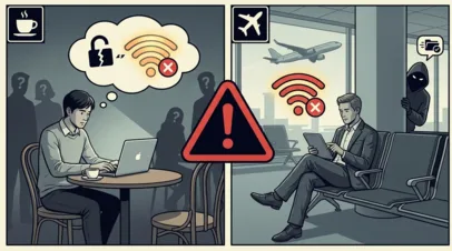 Россиян предупредили об опасности публичных Wi‑Fi в кафе и аэропортах