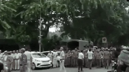 Watch: Drones take to Delhi skies ahead of CJP protest against CEC Gyanesh Kumar