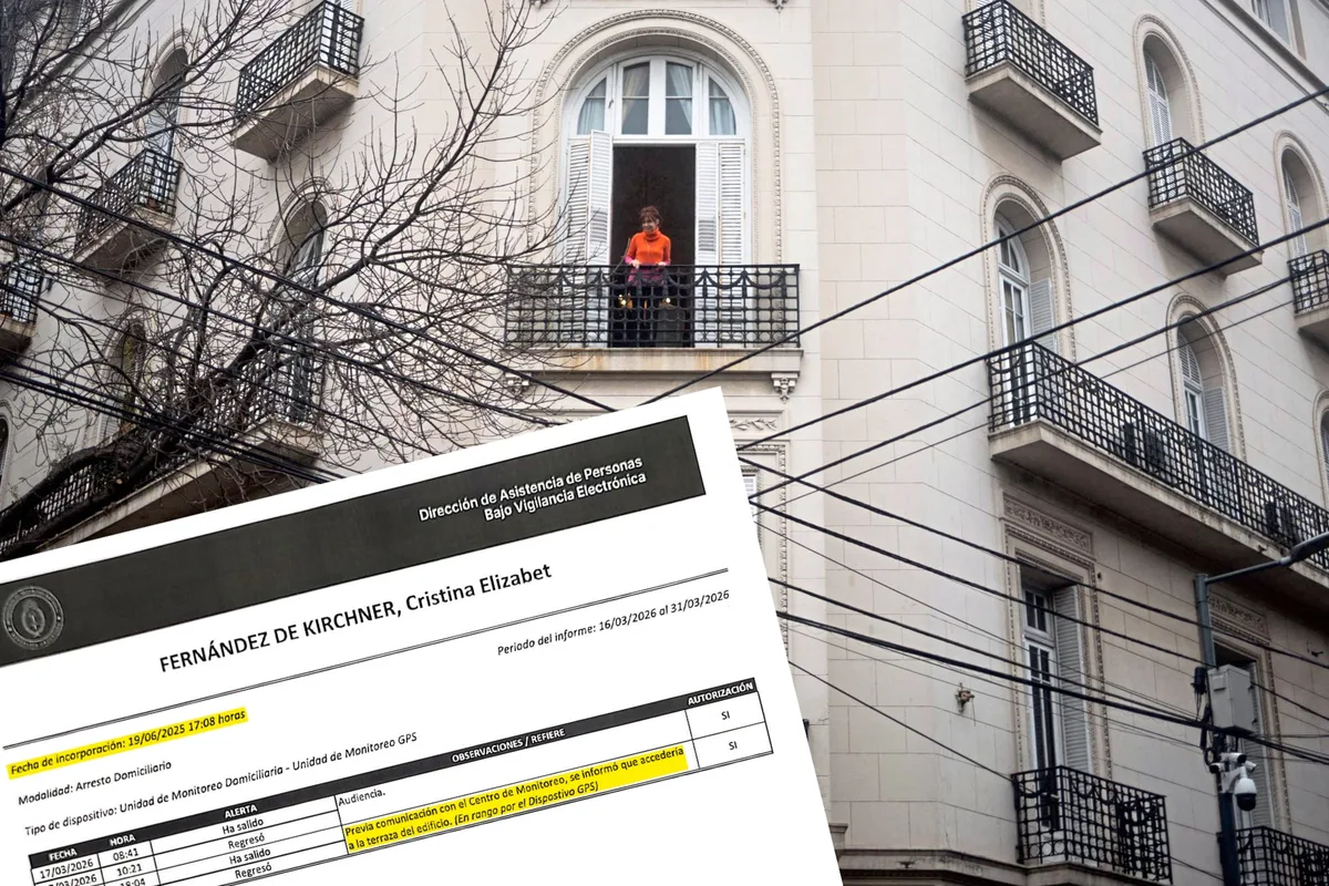 El monitoreo a Cristina Kirchner no puede distinguir movimientos dentro del edificio