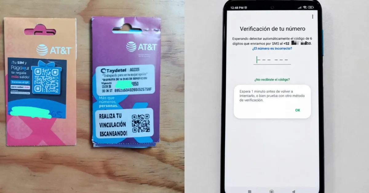 ¿Qué pasa con el registro al comprar un chip nuevo? Hicimos el ejercicio con dos líneas telefónicas