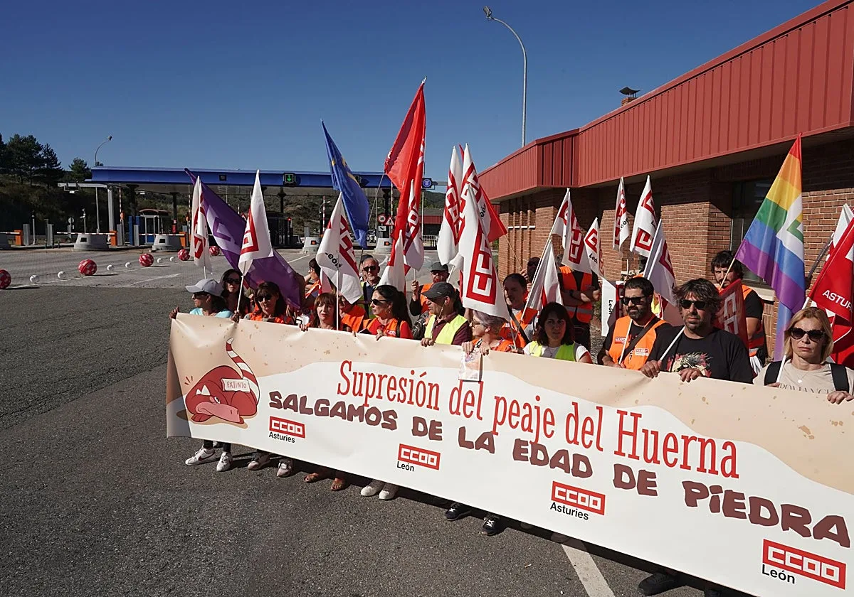 CCOO exige al Gobierno de España que suprima el «abusivo e ilegal» peaje del Huerna