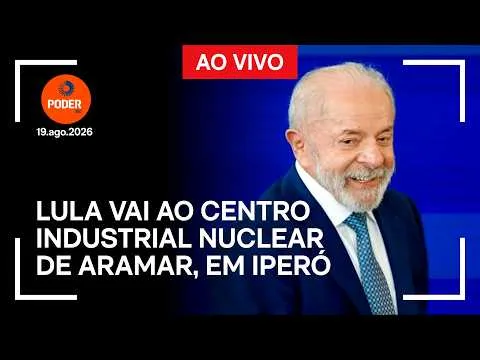 Ao vivo: Lula vai ao Centro Industrial Nuclear de Aramar, em Iperó