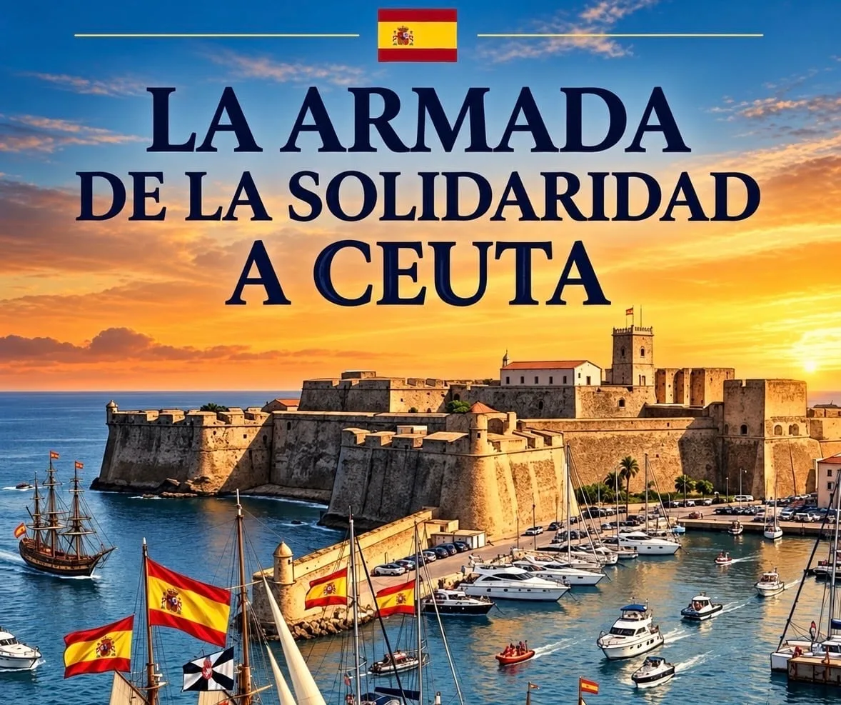 Llegan decenas de barcos a Ceuta por la “Armada de la Solidaridad”, una iniciativa náutica que pretende llevar su “apoyo” y cercanía a la ciudad