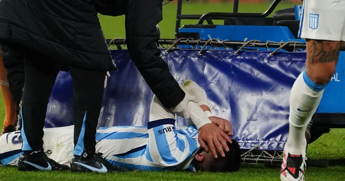 Se confirmó la lesión de Nacho Rodríguez en Racing: ¿qué chances tiene ante la Lepra mendocina?