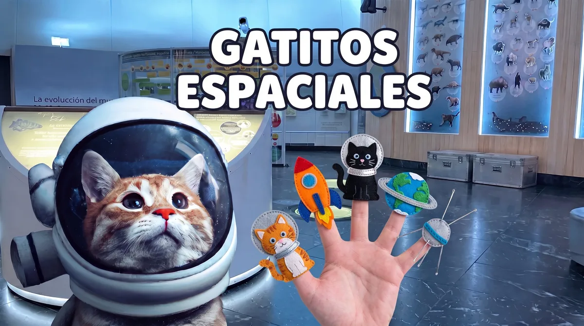 Gatitos en el espacio: taller interactivo para crear tu propio títere de astronauta en el Museo de Historia Natural