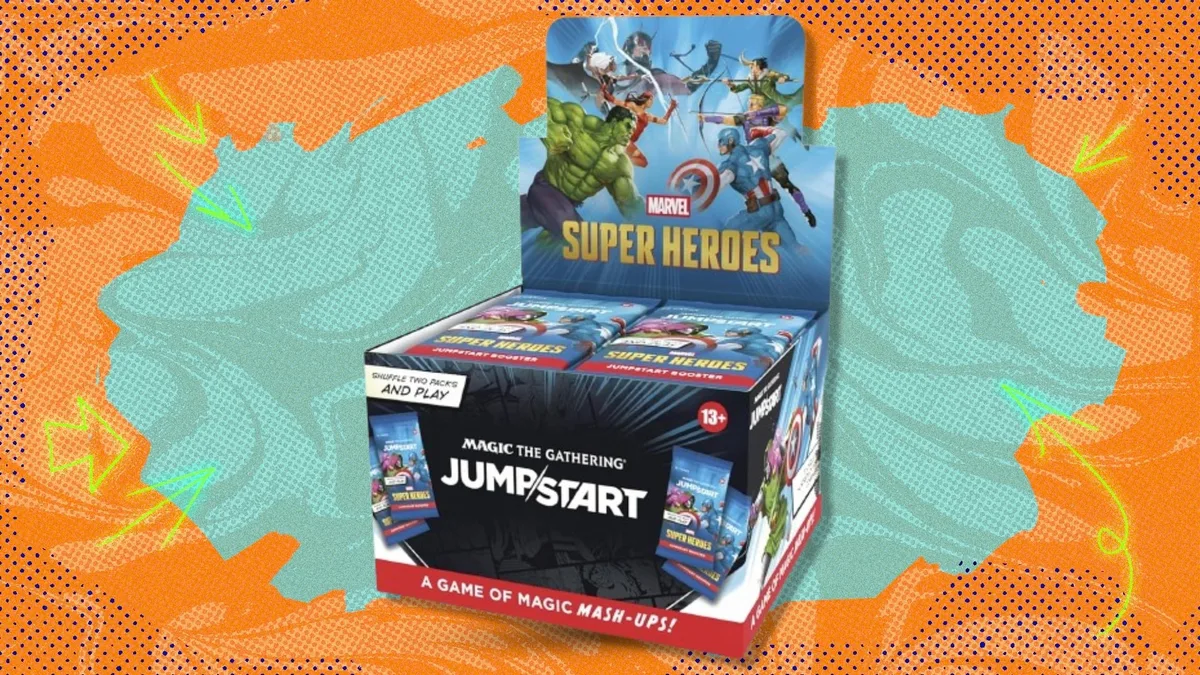 The Magic: The Gathering Marvel Super Heroes Jumpstart Booster Box is on sale at Amazon — save close to $50