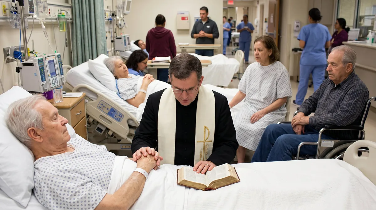 ¿Cómo influye el acompañamiento espiritual en la recuperación de pacientes hospitalizados?