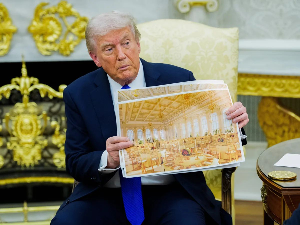 See the full timeline of Trump's $400 million White House ballroom and military complex