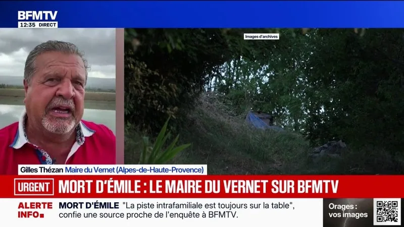 Mort d'Émile: "La famille est revenue au village passer l'été", indique le maire du Vernet