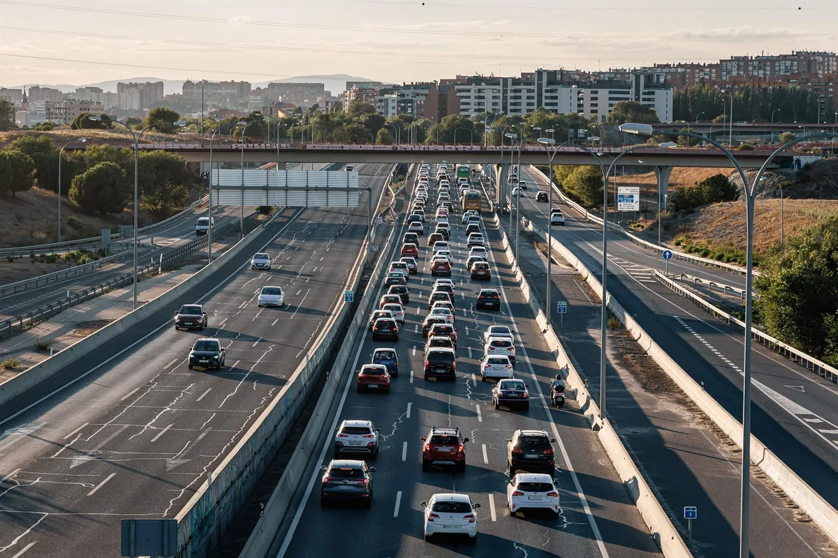 Complicaciones en entradas de Madrid y Barcelona durante las últimas horas de la 'Operación Retorno' de verano