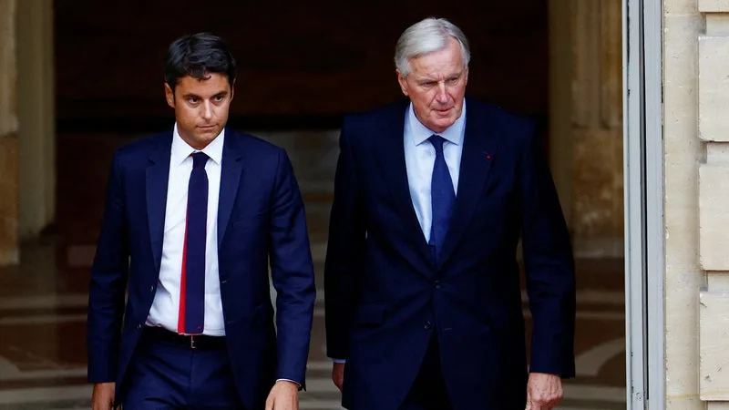 Michel Barnier a écrit à Gabriel Attal après qu'il lui a reproché des augmentations d'impôts lors du débat au Medef
