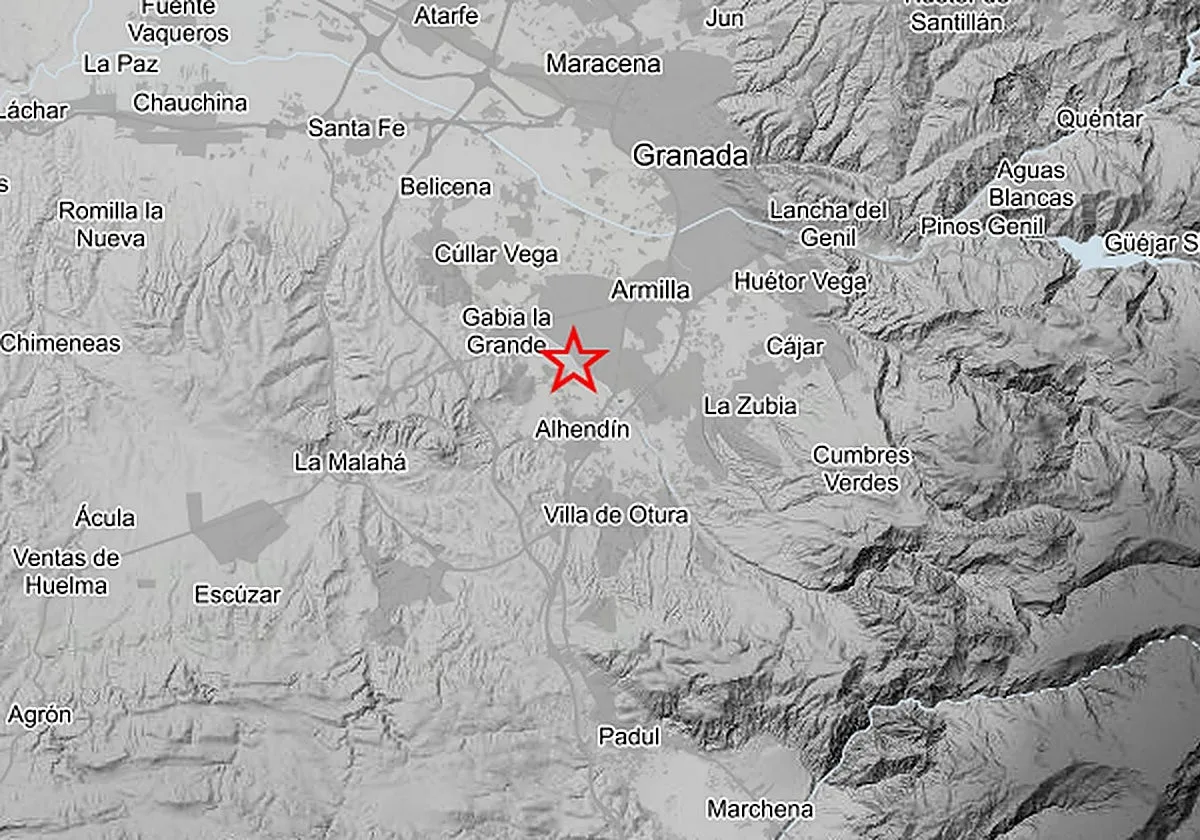 Granada vuelve a verse sacudida, esta vez por un terremoto de 4,6 grados