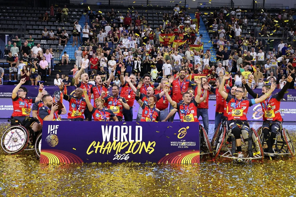 España, campeona del mundo en silla de ruedas por primera vez en su historia