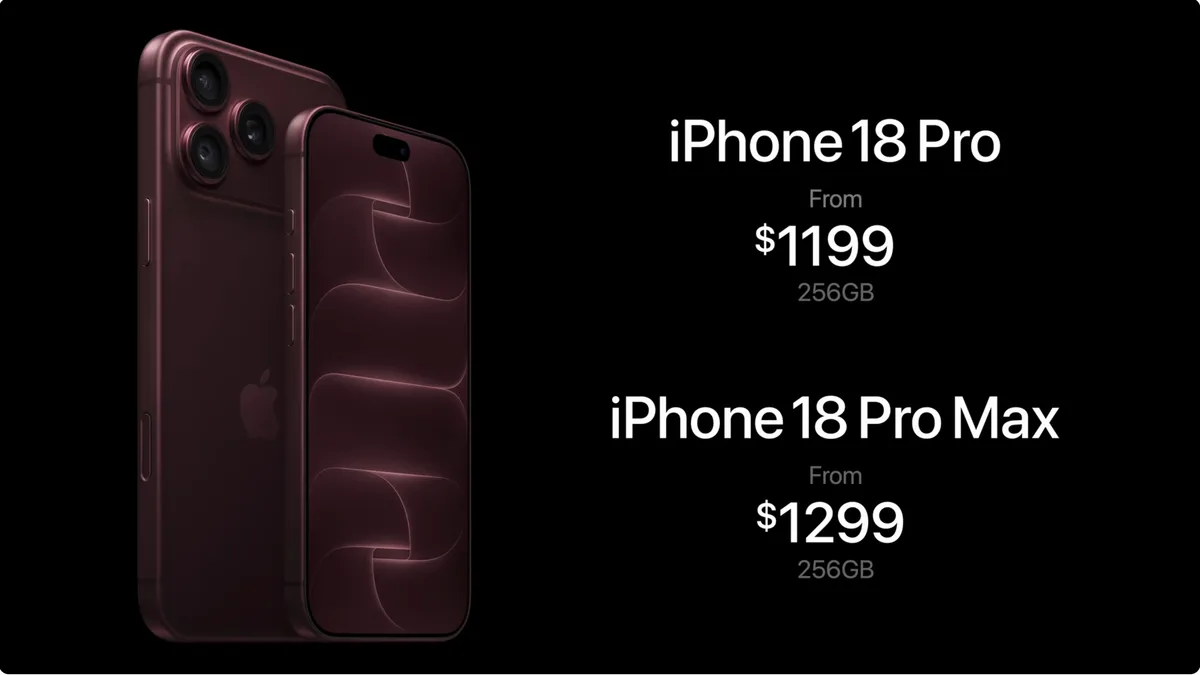 Apple Hikes iPhone 18 Pro and 18 Pro Max Prices by $100