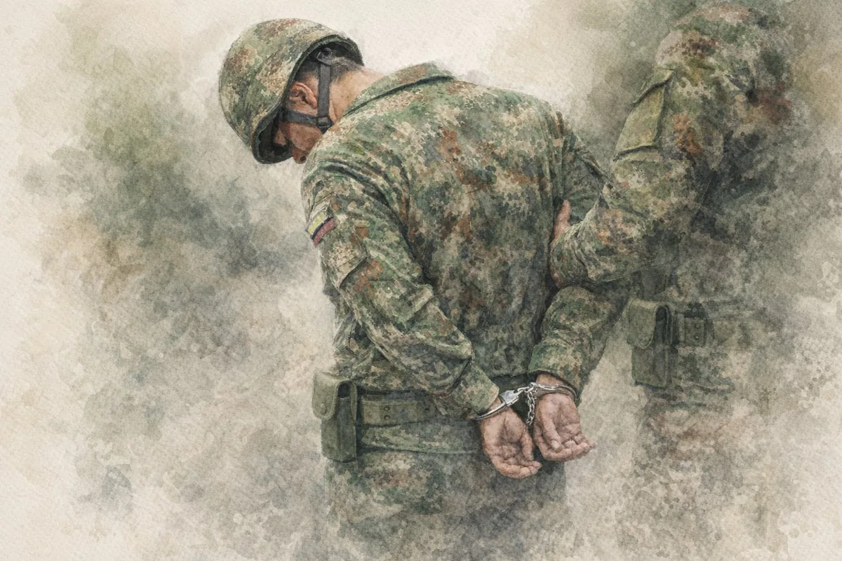 En pleno cantón Norte en Bogotá, capturaron a un coronel del Ejército por sospechas de narcotráfico y terrorismo