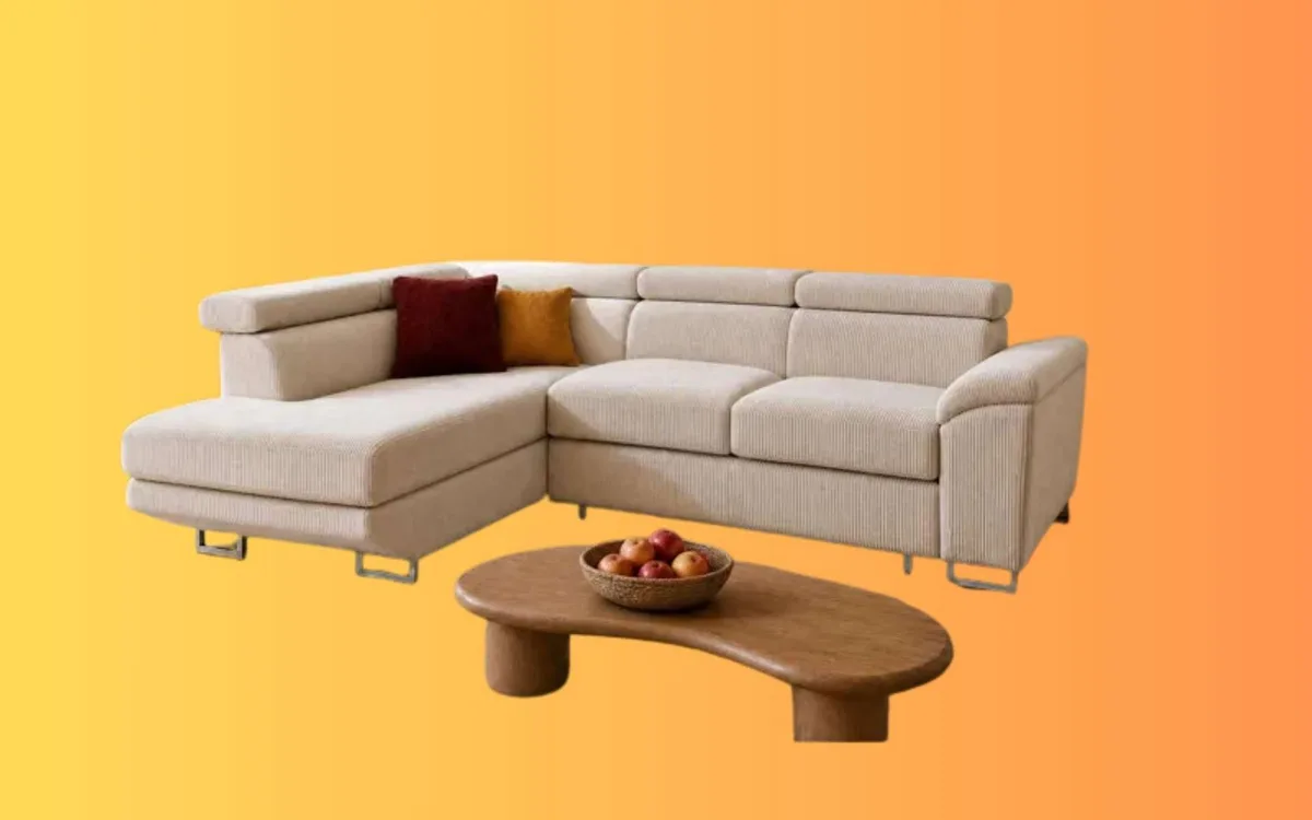 Deux codes promo, 265 € envolés : Cdiscount brade le prix de ce canapé d'angle Baoji