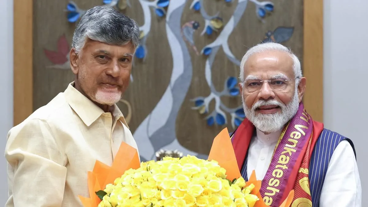 Andhra leaders greet Modi at 76; Naidu in Varanasi to mark PM’s 25 years in office