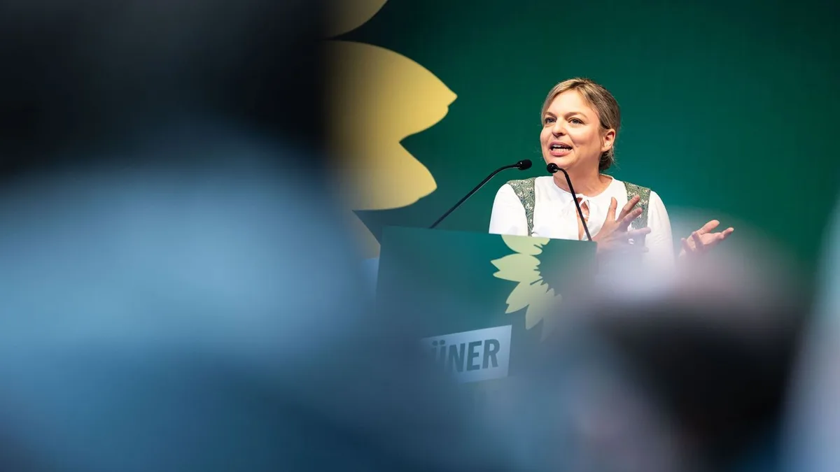 Landesparteitag: Grüne in Bayern: Regierungspläne trotz Umfrageflaute