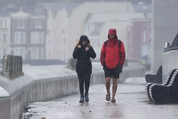 Met Office names areas facing heavy rain on Sunday with 24 counties at risk