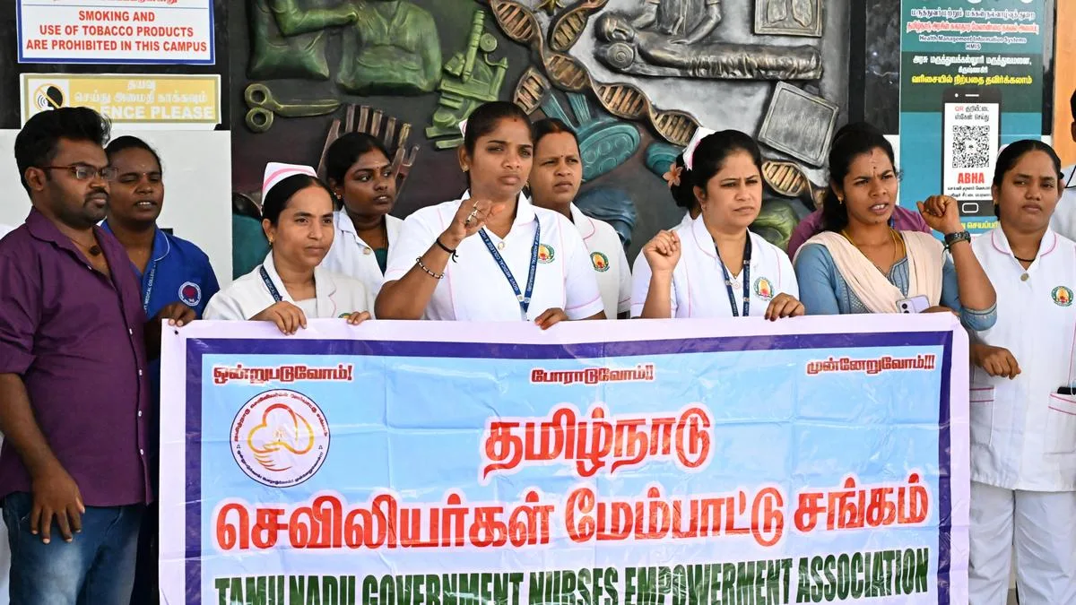 Nursing staff slam Tamil Nadu government’s insistance on contractual recruitment