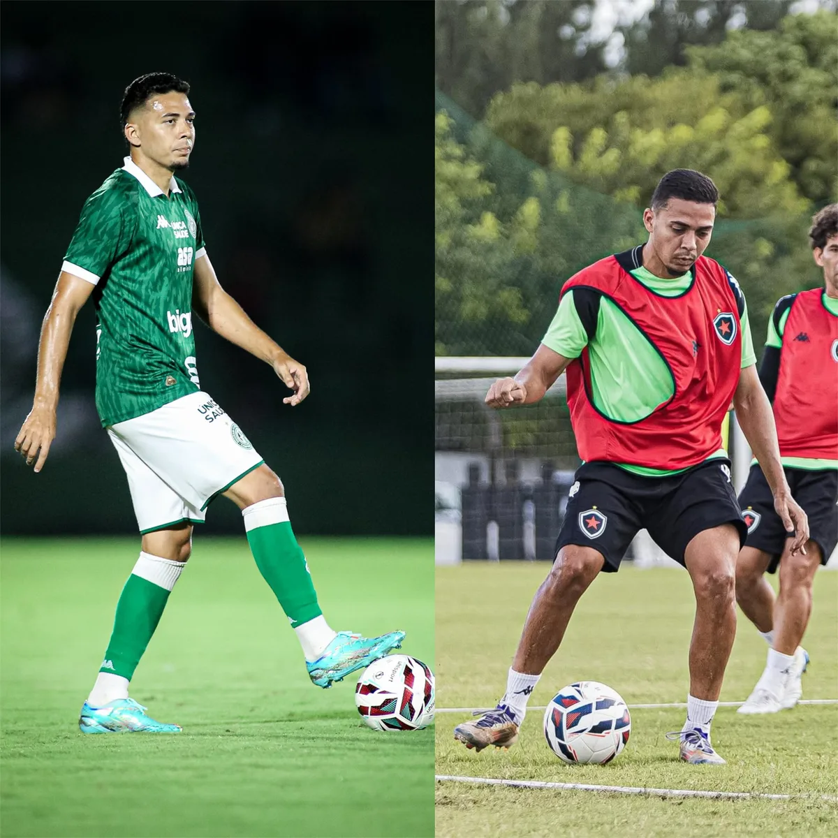 Confira jogadores que atuaram por Botafogo-PB e Guarani, rivais neste sábado pela Série C