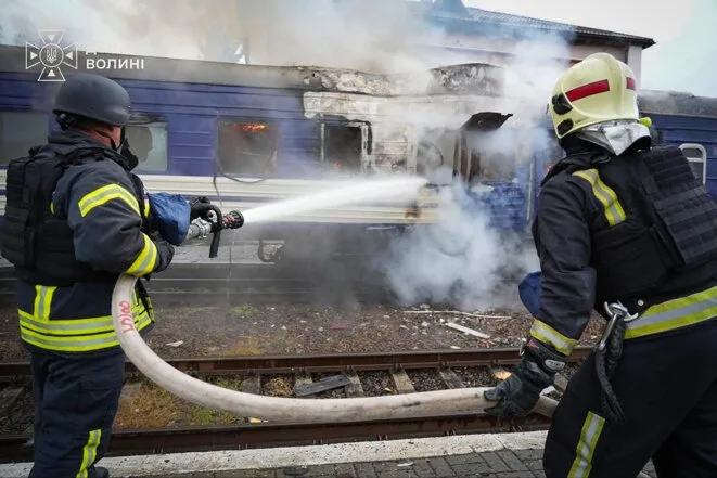 L’Ukraine et la Pologne dénoncent une frappe russe sur un train à la frontière