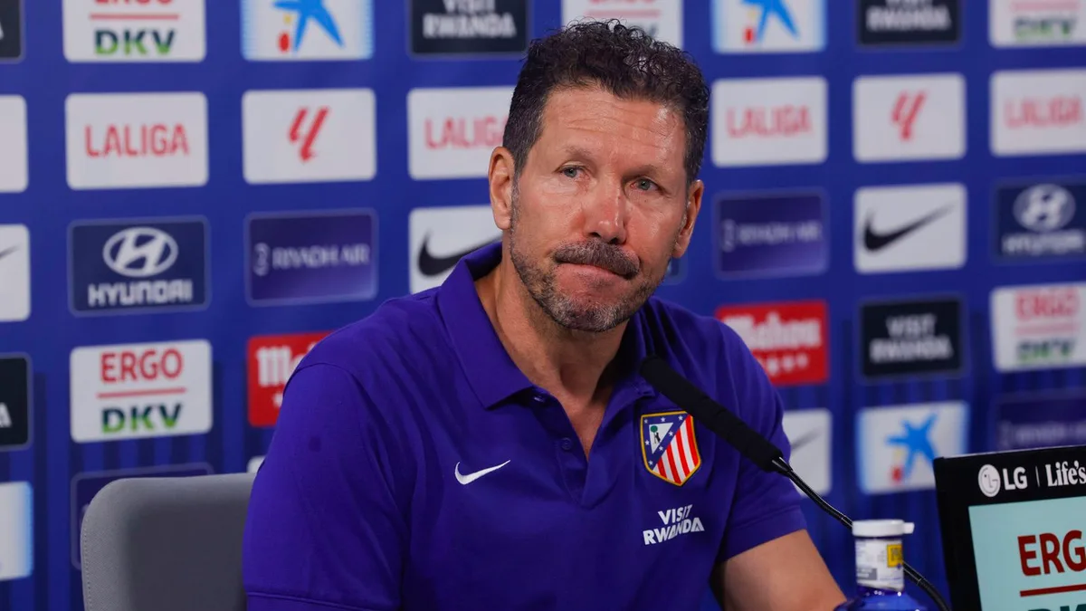 Diego Pablo Simeone, entrenador del Atlético de Madrid, antes del derbi madrileño: "Tengo un grandísimo respeto por Mourinho. Soy su admirador desde hace muchísimo tiempo"