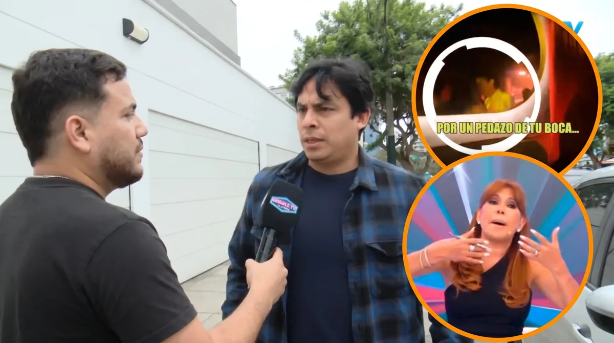 Curwen descarta infidelidad de su novia Carla Campos, afirma que joven del ‘ampay’ es su amigo y pide estar en set de Magaly Medina: “No hay beso”