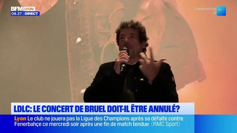 Le concert de Patrick Bruel à la LDLC Arena le 19 novembre prochain doit-il être annulé ?