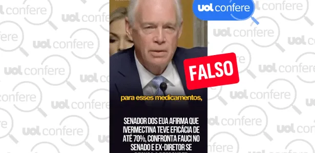 Ivermectina não tem 70% de eficácia no tratamento da covid-19