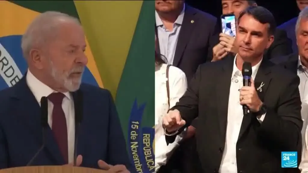 Présidentielle au Brésil : Lula et Flávio Bolsonaro au coude-à-coude