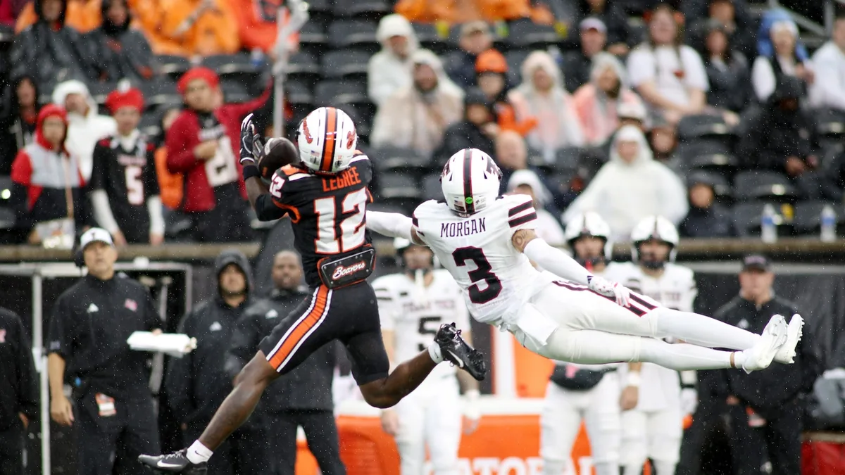 Hammond throws the go-ahead touchdown and No. 13 Texas Tech downs Oregon State 35-24