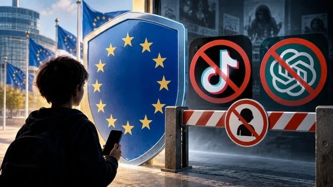 Fim do TikTok e ChatGPT para crianças: UE proíbe as plataformas para menores de 13 anos