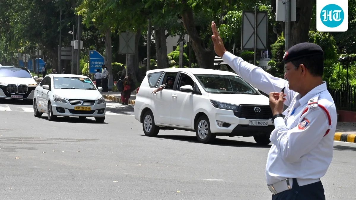 Delhi to see traffic diversions for 4 hours today amid BRICS motorcade rehearsal: Check affected routes, timings