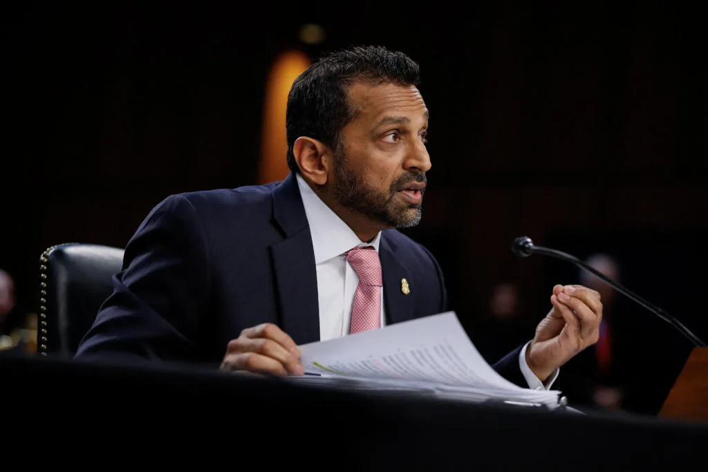 WATCH: Patel grilled on whether he'll send FBI agents to the polls in November