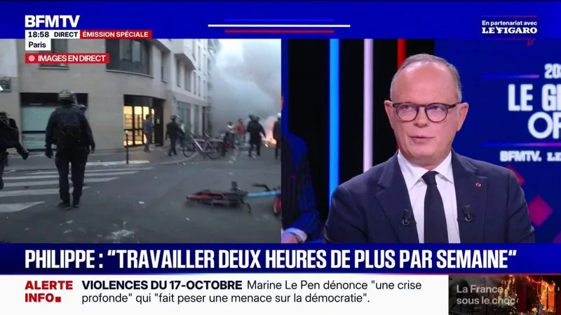 Prise de parole d'Emmanuel Macron à 20h: "Il faut des décisions", estime Édouard Philippe, candidat Horizons à la présidentielle