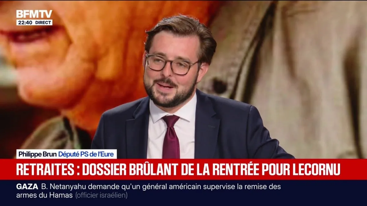 Indexation des retraites sur l'inflation: "Le cœur du problème, c'est le financement du vieillissement de la population", estime Philippe Brun, député PS de l'Eure