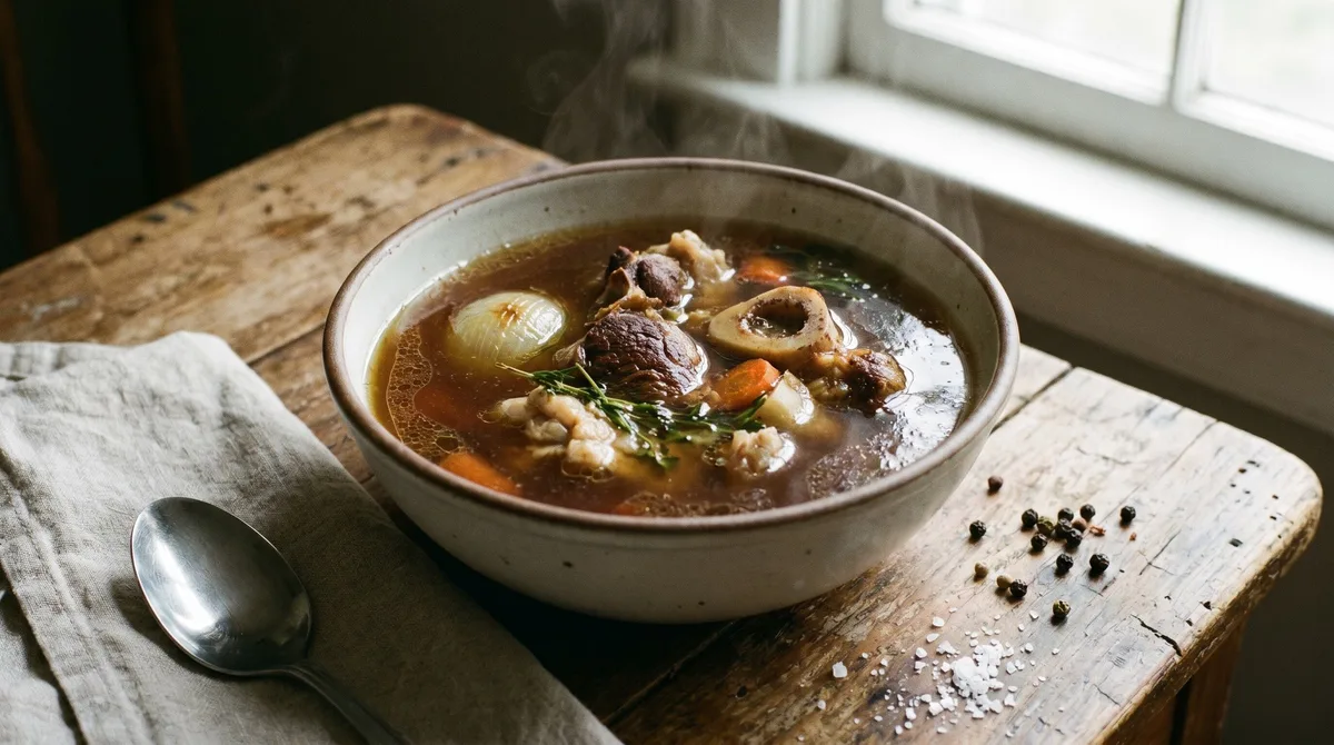 Caldo de hueso: la receta casera rica en colágeno y proteínas que puedes incluir en tu dieta