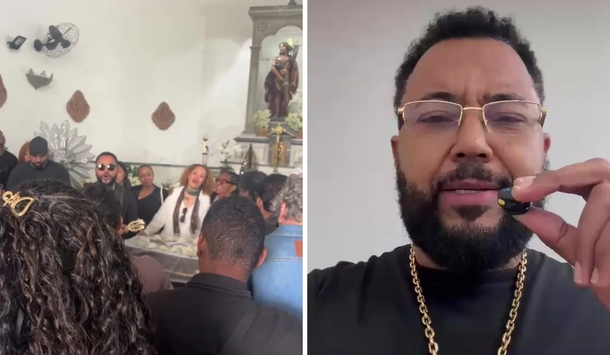 Dudu Nobre comanda roda de samba no velório da mãe no Rio de Janeiro