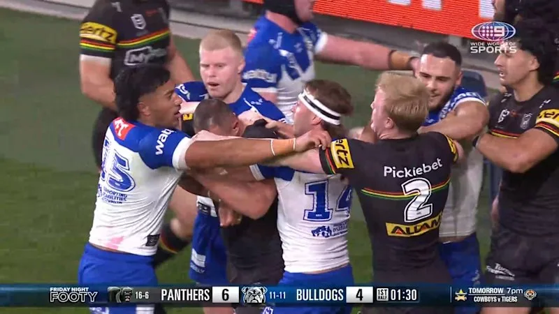 Burton head knock sparks melee