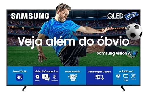Hora de renovar a sala: TVs QLED com tecnologia de ponta estão em promoção na Amazon