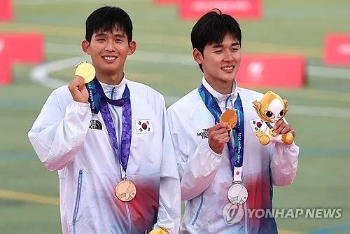 [아시안게임] 한국 '2호 금메달'도 근대5종…남자 단체전 우승(종합)