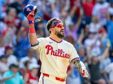 Schwarber's 2-run HR with 2 out in 9th rallies Phillies for a 6-4 win over the Cardinals