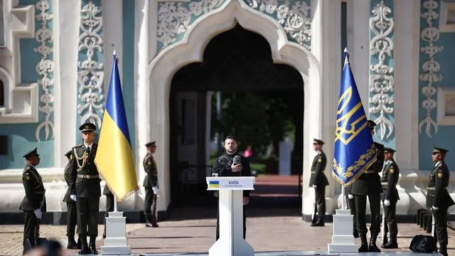 Krieg in der Ukraine: Selenskyj ruft zu weiterem Widerstand gegen Russland auf