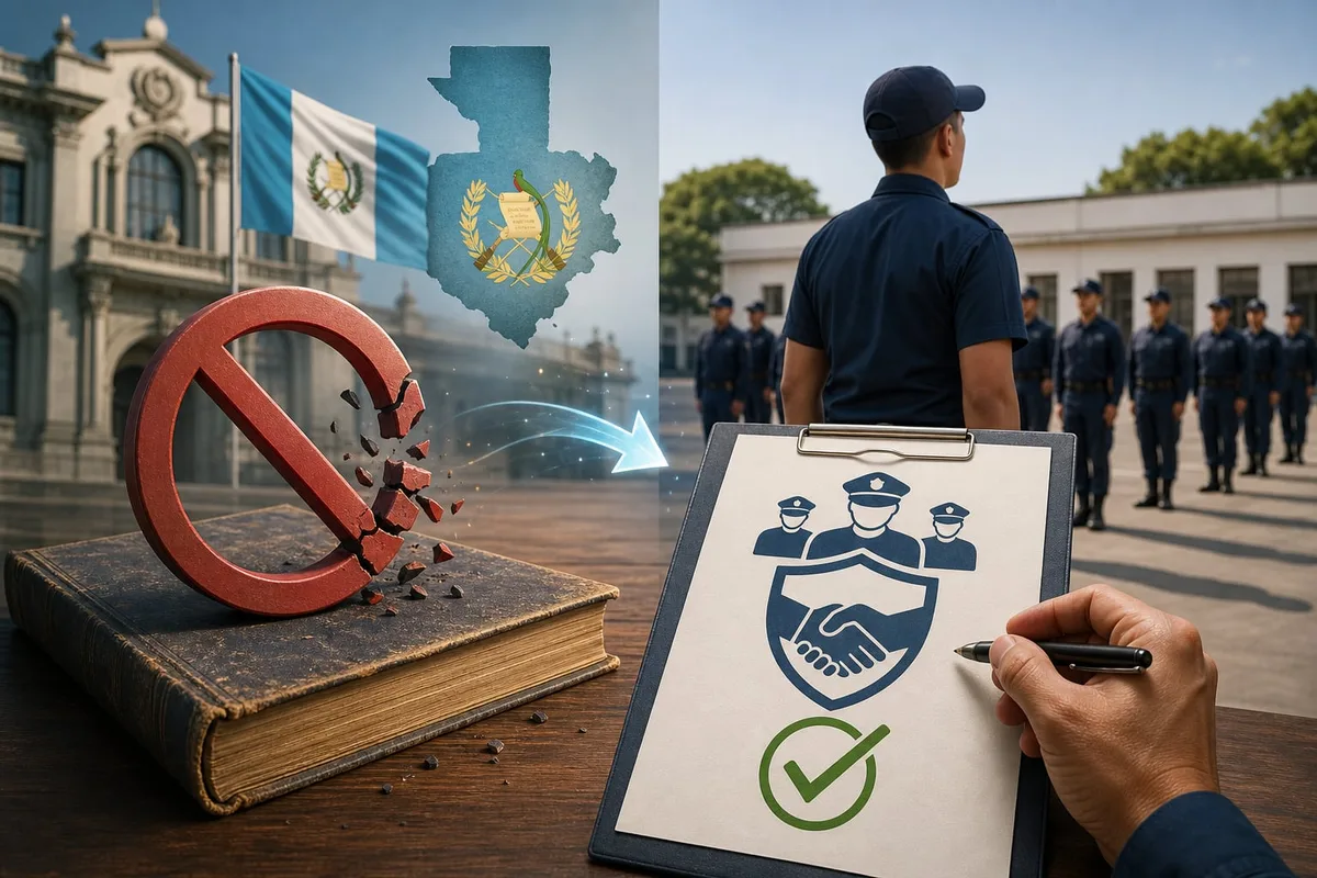 El Ministerio de Gobernación de Guatemala deroga el reglamento disciplinario de los alumnos de la PNC vigente desde 1997
